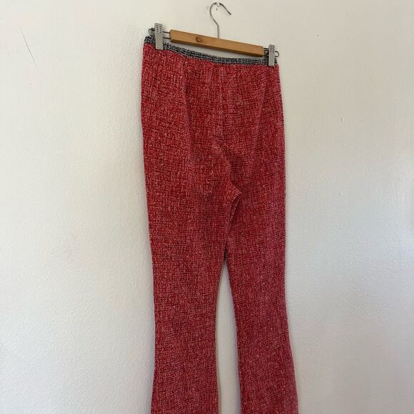 Walter Baker KORA KNIT SWEATPANTS IN STARLIGHT KNIT RED - Picture 4 of 9